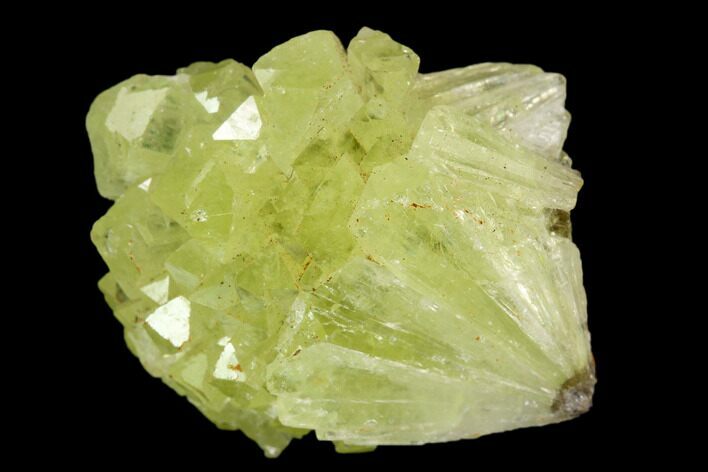 Yellow-Green Adamite Crystal Cluster - Durango, Mexico #127030